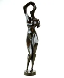 Buy Woman Combing Her Hair (1915) - Cubist Bronze Sculpture - Alexander Archipenko • 1,186.57£
