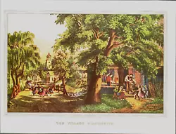 Buy Vintage 1952 American Currier And Ives Print From Lithograph Book 9x13 Size • 25.46£