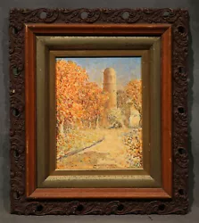 Buy Attributed To Camille Pissarro, Oil On Board  Autumn Scene  • 5,906.21£