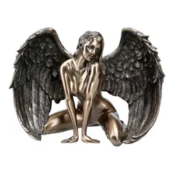 Buy Nude Naked Winged Female Angel Cold Cast Bronze & Resin Statue Sculpture Erotic • 53.97£