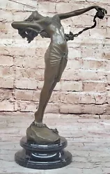 Buy Big Bronze Statue The Vine (1921) Harriet Frishmuth Adorable Masterpiece Art • 159.28£
