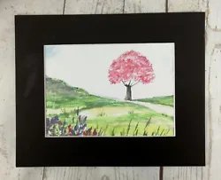 Buy Cherry Blossom Tree Countryside Inkjet Print , County Paintings, Landscape Art • 9.99£