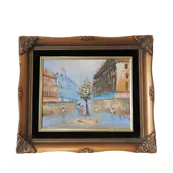Buy Original Oil Painting Framed Signed K Heinz French Street Scene • 19.99£