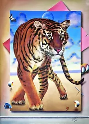Buy Ferjo  Bengal Tiger  | Original Canvas Painting | Large 69x49  | Make An Offer • 4,724.97£