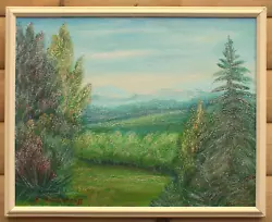 Buy Brown County Indiana USA Landscape Vintage Oil Painting Framed Original • 35£