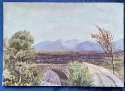 Buy Antique Watercolour Landscape, Highland Scene, George Chance C.1880 • 8£