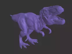 Buy Tyrannosaurus Rex T-Rex T Rex Roaring Dinosaur Sculpture 3D Printed PICK COLOR • 25.09£