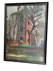Buy Vintage Oil Painting On Board, Superb Texture From Such Thickly Applied Paint • 40£