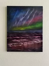 Buy Aurora Florida Seascape Original Oil Painting On Canvas 16x20 In • 189£