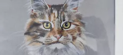Buy Gorgeous Original Framed Oil Pastel Of Cat By Sussex Artist • 60£
