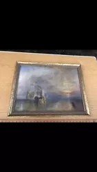 Buy The Fighting Temeraire By Joseph Mallord William Turner Framed Art Oil Print • 500£