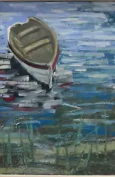 Buy Irish Art – Martin Stone ,Born 1963,  River Boat, Oil On Canvas, • 299.77£