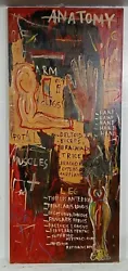 Buy Jean-michel Basquiat Acrylic On Canvas American Painter 1982 Large Painting • 553.43£