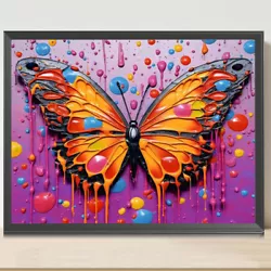 Buy Paint By Numbers Kit DIY Butterfly Oil Art Picture Craft Home Wall Decoration • 6.30£