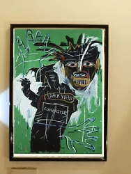 Buy VINTAGE  Untitled  Acrylic Jean-Michel Basquiat Framed A3 Canvas Fine Art Print • 17£
