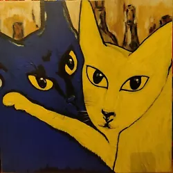 Buy Original Acrilic On Canvas Painting The Cats Of Ukraine By Yevgeniy Kievskiy • 4,724.42£