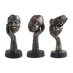 Buy Face Sculpture Ornament Creative Abstract Character For Office Bookcase Desk • 11.23£