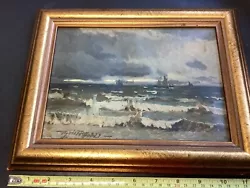 Buy Oil Painting Signed A Seascape  • 44.99£