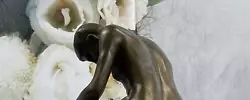 Buy Original Oliviono Nude Erotic Sexual Intercourse Couple Bronze Sculpture Artwork • 394.31£