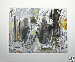 Buy Byron Browne Signed Dated Original Abstract Expressionist Work On Paper 1955  • 26,880.66£