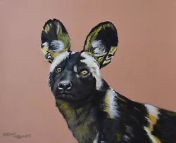 Buy Original Pastel Painting Of African Wild Dog • 25£