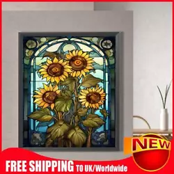 Buy Paint By Numbers Kit DIY Oil Art Sunflower Picture Home Decor 50x60cm • 9.24£