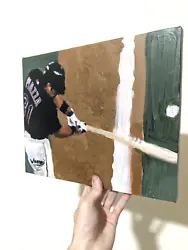 Buy Mike Piazza Painting 11x14 Football Art New York Mets • 66.48£