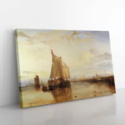Buy The Dort Packet Boat By Joseph Mallord William Turner Canvas Wall Art Print • 24.95£