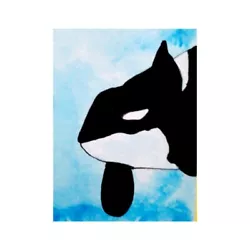 Buy ACEO Original Painting Watercolor Art 100% Hand Painted Killer Whale • 3.64£