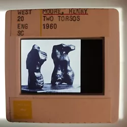 Buy Henry Moore Two Torsos 1960 Sculpture 35mm Glass Slide • 18.90£