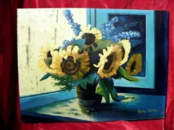 Buy Martha Walter (American) - Sunflowers In Vase By The Window - • 2,756.23£