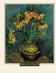 Buy Imperial Crowns In Copper Vase - Vincent Van Gogh - Info Card • 0.86£