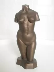 Buy Vintage Orig Artist Bronze Effect Terracotta Pottery Female Nude Study Sculpture • 34.99£