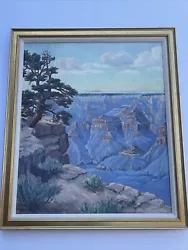 Buy Antique Landscape Painting American Plein Air  Grand Canyon 1930's Rare Gardner • 2,296.33£
