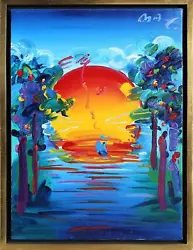Buy Peter Max, Better World, Acrylic On Canvas, Signed Upper Right • 40,065£