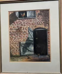 Buy Rodger McCroy (Scottish Contemporary),  'Stable Door'  Pastel, Signed • 55£