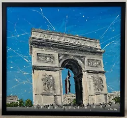 Buy 1/1 Original Paul Oz - Oil On Canvas - Arc De Triomphe, Paris - Rare Landscape • 11,499£