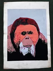 Buy Andy Warhol Painting On Paper (Handmade) Signed And Stamped Mixed Media • 108.74£