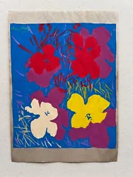 Buy Andy Warhol Painting On Paper (Handmade) Signed And Stamped Mixed Media • 96.65£
