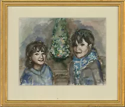 Buy Mary O'Meara - 20th Century Watercolour, Nia And Lowri • 57£