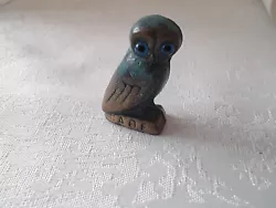 Buy Vintage, Bronze ‘Owl Of Athens’, Miniature Bronze Figurine • 12£