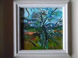 Buy Hillhouse Wood, W. Bergholt. Nat Young Original Expressionist Oil Landscape • 140£