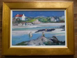Buy John Mckinnon Crawford -  Scottish Colourist West Coast Beach Landscape Oil • 589£