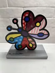 Buy Romero Britto Silver Base Sculpture: Garden Butterfly • 708.71£