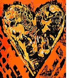 Buy Jim Dine        Heart For Film Fourm      Woodcut             BA   MAKE OFFER • 2,992.48£