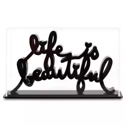 Buy Mr. Brainwash- Life Is Beautiful (Black)  Resin Sculpture With Display Case  • 4,370.59£