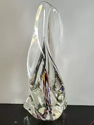 Buy Rollin Karg Art Glass Signed And Dated 15.5  Tall 1996 Twisted Art Sculpture • 334.59£