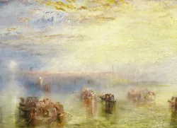 Buy JOSEPH MALLORD WILLIAM TURNER CANVAS PICTURE PRINT ART - Approach To Venice • 17.95£