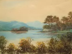 Buy 'Broom Point' (Derwent Water, Scotland) Original Watercolour Painting By T. Ray • 55£