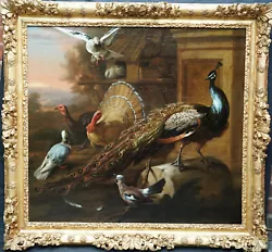 Buy MARMADUKE CRADOCK Circ BRITISH OLD MASTER 17thC ART OIL PAINTING BIRDS LANDSCAPE • 40,000£